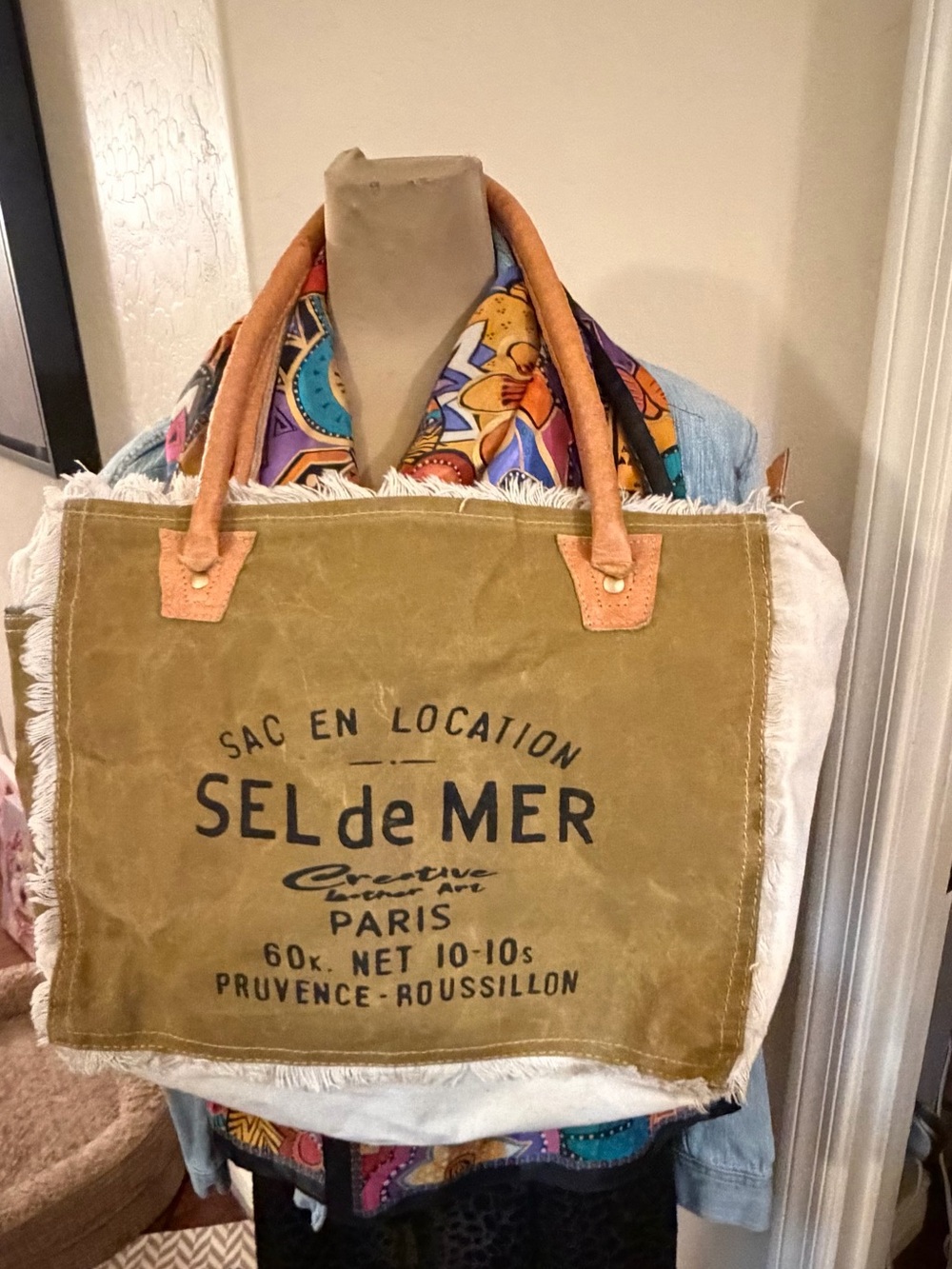 Sel De Mer Paris upcycled bag